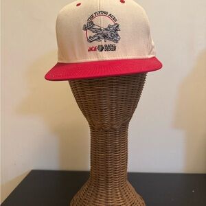 The Flying Ace Red and White Cap